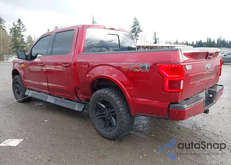 2018 Ford F-150 Lariat from USA, damaged, VIN 1FTFW1E11JFD27862